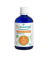 Puressentiel Organic Massage Oil with 3 Organic Vegetable Oils by Unisex... - $20.64 CAD