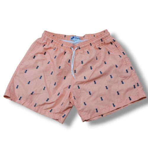 Primary image for Trunks Surf & Swim Co. Shorts Size XL W32"xL5.5" Swimwear Swim Shorts Pineapple