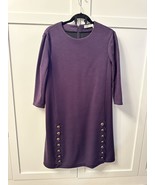 Chloe Eden Purple Scalloped Shift Dress Barney’s W Tag New 10 42 FR Virg... - £293.36 GBP