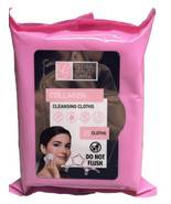 GLOBAL BEAUTY CARE 25-CLOTHS COLLAGEN  CLEANSIING WIPES NEW IN PACKAGING - $7.80