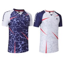 Outdoor Sports Men&#39;s Badminton Tops Tennis Clothes Quick Dry T-shirts New - £16.92 GBP