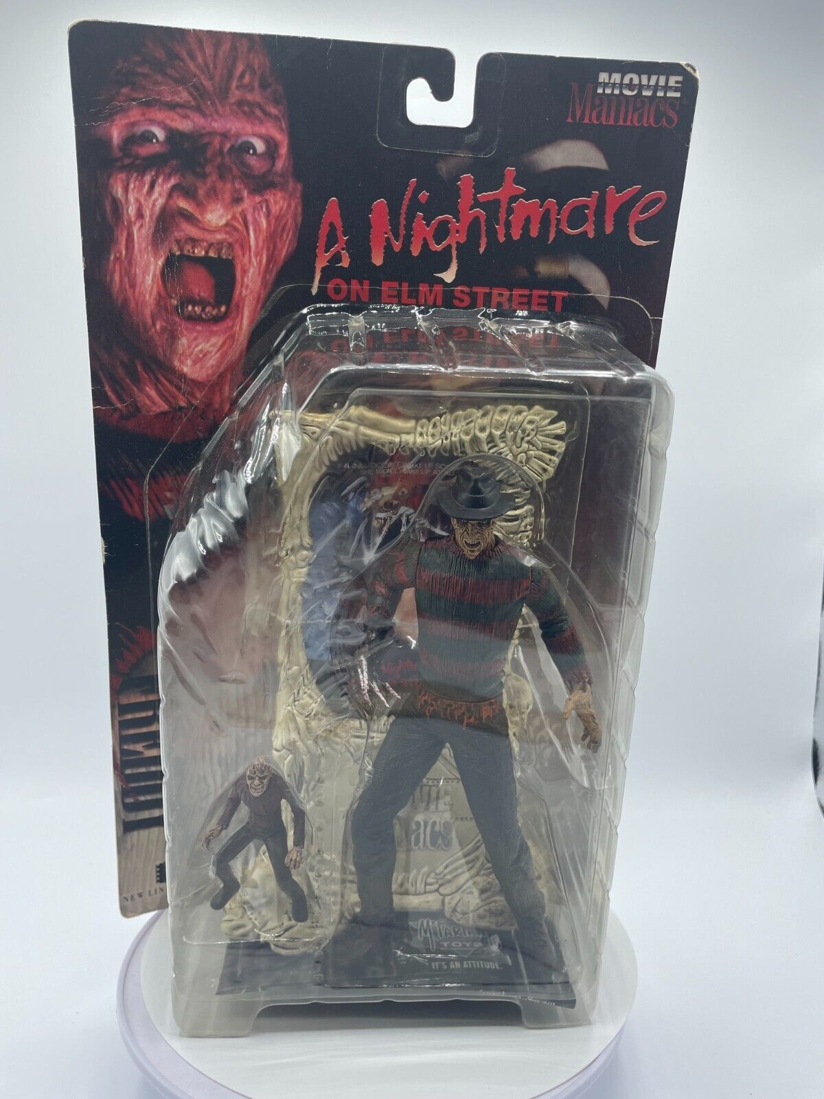 Freddy Krueger Nightmare on Elm Street Figure Movie Maniacs McFarlane 1998 - $37.99