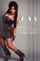 SNOOKI @ LAX Nightclub Luxor Hotel Las Vegas Promo Card - £3.12 GBP