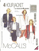 McCall's 5909 Misses Lined Unlined 4 Hour Jackets Pattern 12 14 16 UNCUT FF - $9.47