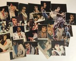 Elvis Presley Vintage Clippings Lot Of 25 Small Color Images 70s Elvis E2 - $6.92