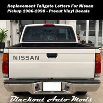 Grey Vinyl Tailgate Letter Decals for Nissan Hardbody Pickup 1986-1998 - $34.00