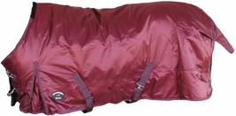 840D Horse Turnout Waterproof Medium-Weight Winter Blanket Burgundy 59EE01 - $79.99