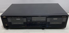 JVC Dual Cassette Deck TD-W330 - Tested See Video - $46.39