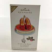 Hallmark Keepsake Ornament Wizard Of Oz It&#39;s All In The Shoes Ruby Slippers 2011 - £19.63 GBP