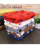 Soft Cute Pet Dog Blanket Winter Warm Cat Dog Bed Mat Print Sleeping Mat... - $7.90+