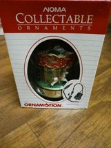 1989 Noma Ornamotion Collectables Christmas Ornament Horses - $19.79