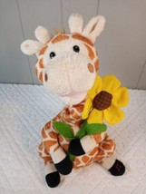 Cuddle Barn Gerry The Giraffe Animated Plush Stuffed Animal Toy Moves Sings 13&quot; - £18.68 GBP
