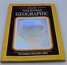 National Geographic Magazine W/Map - The Search For Early Man - November 1985 - £5.69 GBP