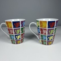 The Beatles Coffee 2 Mug Set John Lennon Paul McCartney Apple Corps Ltd - £17.40 GBP