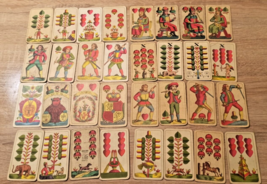 Jeu vintage de 32 cartes à jouer 1960-70 Prague 2 - £20.37 GBP
