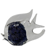 VTG Murano Style Art Glass Angel Fish Paper Weight Figurine Nautical Oce... - £15.63 GBP