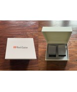 new WATCH STATION DOUBLE Watch Bracelet GIFT BOX white cardboard storage... - £10.99 GBP