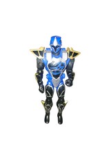 Saban’s Power Rangers Super Ninja Super Steel Mode Blue Ranger Action Fi... - $91.54 MXN