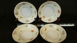 Chateau China 4 Fruit Dessert Bowl Berry Dish Dresdenflowers Czecholovak... - £9.10 GBP