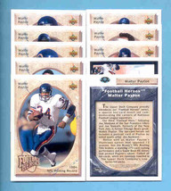 1992 Upper Deck Walter Payton Football Heroes Set Chicago Bears - £23.84 GBP