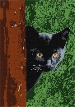 Pepita Needlepoint kit: Cat Around Tree, 7&quot; x 10&quot; - £40.09 GBP+