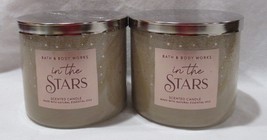 Bath &amp; Body Works 3-wick Scented Candle Lot Set of 2 IN THE STARS - £53.91 GBP