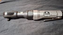 Mech Power M90100 3/8" Air Ratchet Metal Black Silver Ratcheting Tool - $17.82