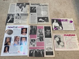 Mariah Carey teen magazine pinup poster clipping Bop singer Pop Star Tee... - $187.71 MXN