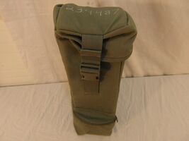 Military Surplus Army PRC Radio Gray Padded MOLLE Clips Shoulder Strap Bag - $46.79