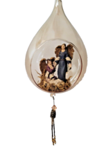 Fontanini Roman Ornament Holy Family Nativity Christmas Blown Glass Dome Jesus - £17.82 GBP