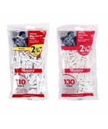 MASTERS WHITE WOOD GOLF TEES PACK. 110 TEES 70MM OR 130 TEES 54MM - €4,22 EUR