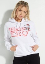 Rue 21 X Sanrio Hello Kitty Graphic Hoodie White Girls (Junior) Size Medium NWT - £54.25 GBP