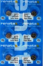 Renata Batteries 377 Silver Oxide Watch Battery (6 Pack) - £5.19 GBP