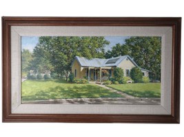 John McClusky (1914-1994) Oil Painting of a Texas home - £586.69 GBP