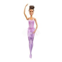 Barbie Ballerina Doll with Ballerina Outfit, Tutu, Sculpted Toe Shoes an... - £12.56 GBP