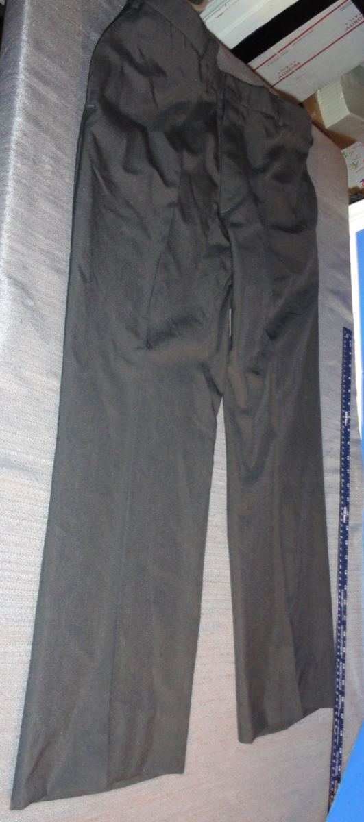 USN U.S. NAVY FLYING CROSS  OFFICER DRESS BLUE SERVICE UNIFORM PANTS 34X29 - $36.43 CAD