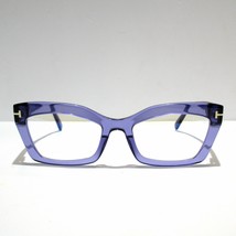 Tom Ford TF5766-B 078 Eyeglasses Women&#39;s Chunky Shiny Transparent Lilac ... - $257.43 CAD