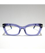 Tom Ford TF5766-B 078 Eyeglasses Women&#39;s Chunky Shiny Transparent Lilac ... - $255.09 CAD