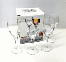 Luigi Bormioli Michelangelo Masterpiece Liqueur Glasses Crystal 2.25 oz Set of 4 - £28.76 GBP