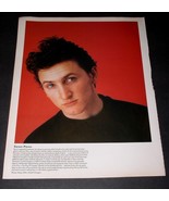 Sean Penn The Face Magazine Photo Vintage 1985 Ron Arad Designer - $379.94 MXN