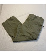 L L Bean Allagash Cargo Pants Natural Fit Olive Green Mens 42x29 Durable... - £15.21 GBP