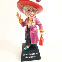 Westland Biddys 12804 It’s Not The Age, it’s The Attitude Figurine Red hat lady - £26.62 GBP
