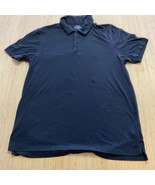 J.Crew Factory Performance Polo for Men Size Large Navy Blue Short Sleeve - $21.21 CAD