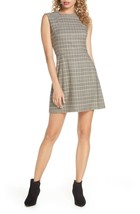 $148 Women&#39;s French Connection Amati Check Sundae Sleeveless A-Line Dress Size 6 - £42.27 GBP