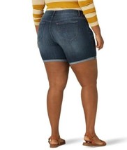 Lee Jean Denim Shorts Cuffed 5” Inseam Toned Up Plus Size 22 NEW With Tags - $18.46
