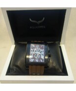 AQUASWISS Men&#39;s WATCH Chronograph brown bend black Case  NEW $1600 - $5,222.14 MXN