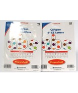 2 Packs Carson Dellosa Calypso Lowercase 4&quot; ABC EZ Letters Prepunched 90... - $19.19 CAD