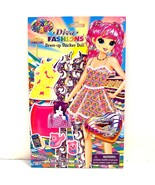 Lisa Frank Diva Fashions Dress Up Sticker Doll Cherri Lane Paper Dolls - $7.76