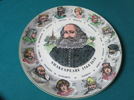 Royal Doulton Antique Collector Plate Shakespeare 10 1/2&quot; TC1041 - £97.77 GBP
