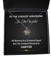 Lawyer Girlfriend Necklace Gifts - Crown Pendant Jewelry Present From  - £39.92 GBP